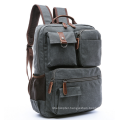 2019 Waterproof  Vintage Men Anti Theft Laptop Bags Canvas Backpack for Hiking and Travelling